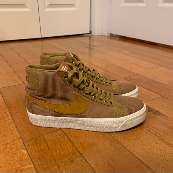 Nike SB Janowski Blazers Brown/Tan Men’s Sz 7.5 Women’s 9.5 - Picture 3 of 7